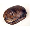 Image 2 : A BRONZE SCARAB FORM HINGED LID INKPOT