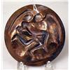 Image 3 : A BRONZE CIRCULAR PLAQUE