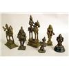 Image 1 : SIX CAST METAL TRIBAL FIGURES