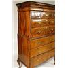 Image 3 : A GEORGE I FIGURED WALNUT HIGH CHEST OF