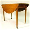 Image 2 : A PROVINCIAL WALNUT DROP LEAF DINING TA