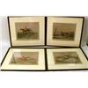 Image 1 : A GROUP OF FOUR FRAMED FOX HUNTING PRIN