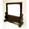 Image 1 : A BLACK AND RED STAINED HARDWOOD LOOKIN