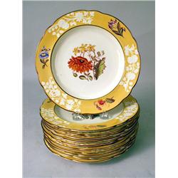 ELEVEN TIFFANY & CO. GILT RIM BOWLS