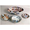 Image 1 : A GROUP OF FOUR IMARI DISHES