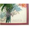 Image 5 : TWO FRAMED FLORAL STILL LIFE WATERCOLOR