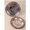 Image 1 : TWO STERLING SILVER CIRCULAR TRAYS WITH