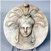 Image 2 : A CARVED STONE ART DECO MOTIF PLAQUE