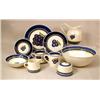 Image 1 : A PARTIAL SET OF BLUEBERRY DECORATED DI