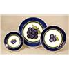 Image 2 : A PARTIAL SET OF BLUEBERRY DECORATED DI