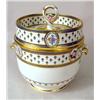 Image 1 : A FOOTED DOUBLE HANDLED CACHE POT WITH 