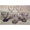 Image 2 : A GROUP OF COLORLESS GLASS TABLE ARTICL