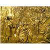 Image 2 : A FRAMED GOLD TONE METAL PLAQUE OF ST. 