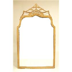 A NEOCLASSICAL STYLE CARVED GILTWOOD LO