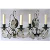 Image 1 : A PAIR OF GEORGIAN STYLE SILVER METAL A