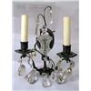 Image 2 : A PAIR OF GEORGIAN STYLE SILVER METAL A
