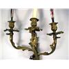 Image 3 : TWO LOUIS XV STYLE GILT DECORATED METAL