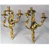 Image 1 : A PAIR OF LOUIS XV STYLE GILT DECORATED