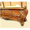 Image 2 : A LOUIS XV STYLE CARVED WALNUT AND BRAS