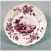 Image 2 : A HAND PAINTED PARCEL GILT DINNER PLATE