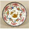 Image 3 : A HAND PAINTED PARCEL GILT DINNER PLATE