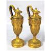 Image 1 : A PAIR OF GILT EWERS