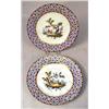 Image 1 : TWO PORCELAIN PARCEL GILT AND POLYCHROM