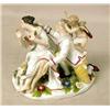Image 2 : A POLYCHROME DECORATED PORCELAIN FIGURA