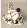 Image 3 : A POLYCHROME DECORATED PORCELAIN FIGURA