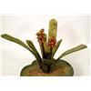 Image 3 : A CLOISONNE FOOTED SHAPED FLOWER HOLDER