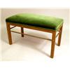Image 1 : A VICTORIAN OAK AND BRASS STRETCHER UPH