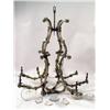 Image 1 : A GEORGIAN STYLE EIGHT LIGHT GLASS CHAN
