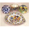Image 1 : A DELFT TIN GLAZED POLYCHROME DECORATED