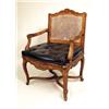 Image 1 : A LOUIS XV STYLE CARVED BEECHWOOD CANED