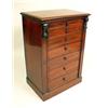 Image 1 : A VICTORIAN CARVED AND FIGURED MAHOGANY