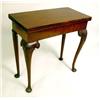 Image 1 : A GEORGE II CARVED AND FIGURED MAHOGANY