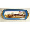 Image 2 : A HAND PAINTED PARCEL GILT FISH SERVICE