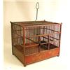 Image 1 : A CHINOISERIE DECORATED, BURGUNDY PAINT