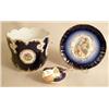 Image 2 : A GROUP OF POLYCHROME DECORATED PORCELA