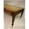 Image 2 : A WILLIAM IV LEATHER INSET FIGURED MAHO