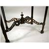 Image 2 : A GEORGE III STYLE PIERCED MAHOGANY GAL