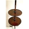 Image 2 : A GEORGIAN STYLE MAHOGANY TWO TIERED DU
