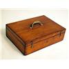Image 1 : A MAHOGANY AND BRASS DOCUMENT BOX
