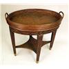 Image 2 : A GEORGIAN STYLE OAK AND RATTAN TRAY TO