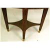 Image 3 : A GEORGIAN STYLE OAK AND RATTAN TRAY TO