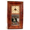 Image 1 : AN EMPIRE EGLOMISE MAHOGANY OGEE MANTLE