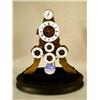 Image 2 : A MULTI-DIAL DOMED SKELETON CLOCK
