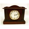 Image 2 : A COLONIAL REVIVAL MAHOGANY MANTLE CLOC