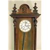 Image 2 : A FIGURED WALNUT VIENNA REGULATOR WALL 