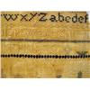 Image 3 : A FRAMED ALPHABET SAMPLER